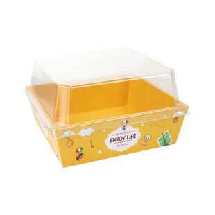 三明治便当透明包装爆浆肉松小贝泡芙面包盒子蛋R糕卷长正方形蛋