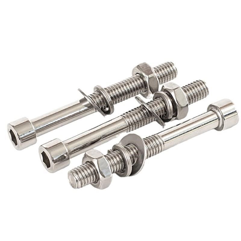 201不锈钢内六角螺丝螺母套装半牙螺栓半螺纹螺杆螺帽M6M8M10M12,橡塑材料及制品,硅胶片/硅胶垫片,淘宝优惠券,粉丝福利购,淘宝优惠卷