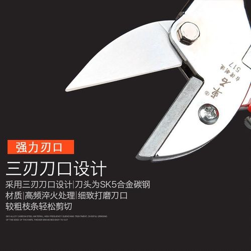 剪枝果树剪刀园艺修花剪园林修树枝省力家用采摘工具神器花艺剪刀