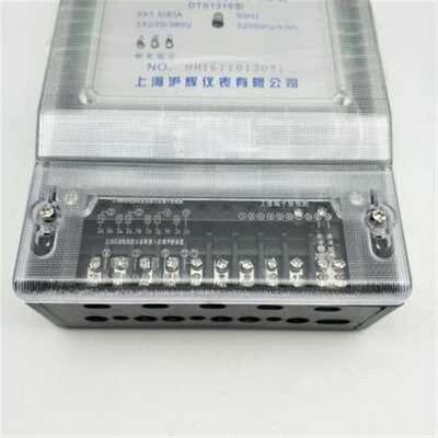 厂促380V三相四线电子式电度表电表3156透A接互感器明6A15外品