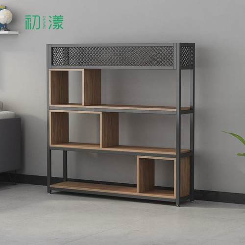 办公室隔断置物架铁艺屏风卡座公司展示架围栏花架饭店隔断墙半截