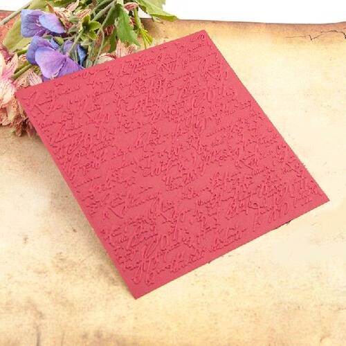 热销3D Embossing Folder Uneven Plastic Embossing Template