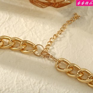 Hot necklace clavicle chain thick personality 推荐 selling