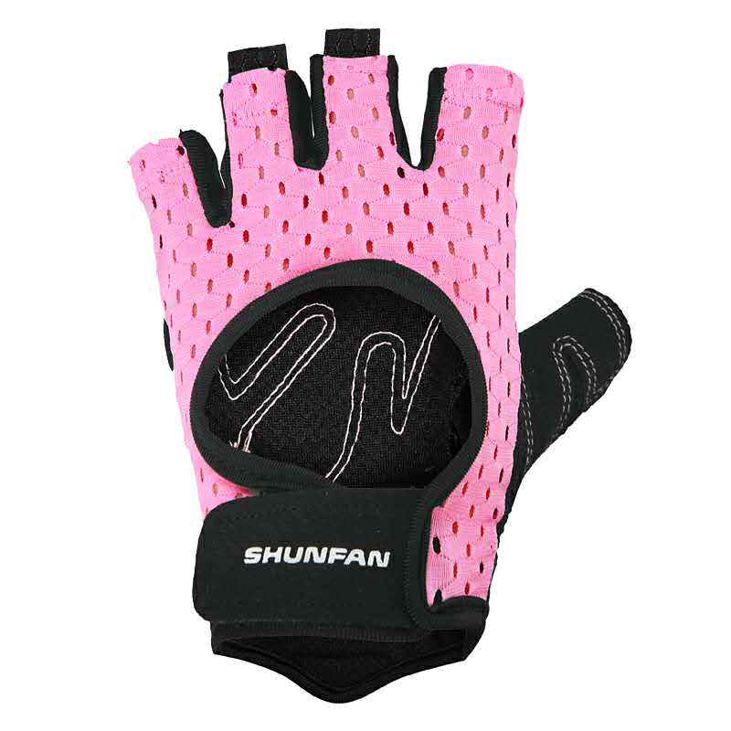 健身手套女运动薄款防起茧器械护手掌透气防滑耐磨V半指拉单杠护