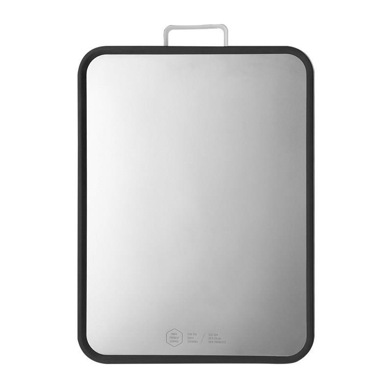 现货大号304不锈钢菜板家用加厚双面切菜板厨房案板两用砧板批发