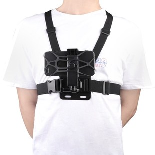 Holder with Head Phone Str Belt Clip Chest Adjustable Gopro