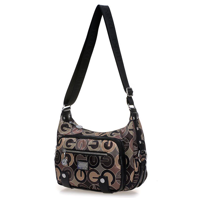 中老年女包婆婆单肩斜挎布包帆布包妈妈牛津布休闲大容量旅行包