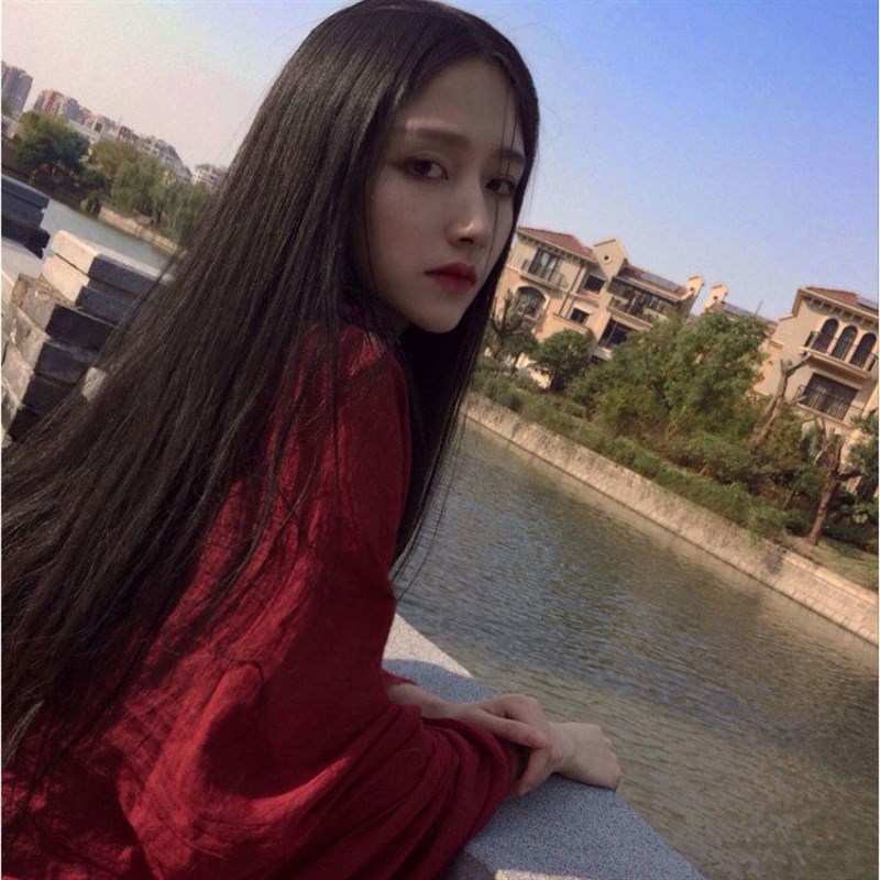 假发女长直发中分长发齐腰黑色韩国隐形自然蓬松气质修脸全头套