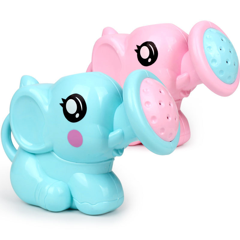 极速Baby Bath Toys Lovely Plastic Elephant Shape Water Spray