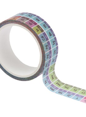 Hot 1Roll DIY Periodic Table of the Elements Adhesive Tape S