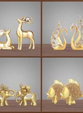 gz6m新房酒柜家居装饰品摆件轻奢风电视柜客厅现代简约办公室桌面