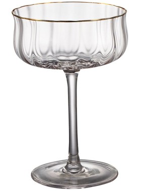 2 Pcs Dessert Cup Simple Cocktail Glass Goblet Ice Cream Bow