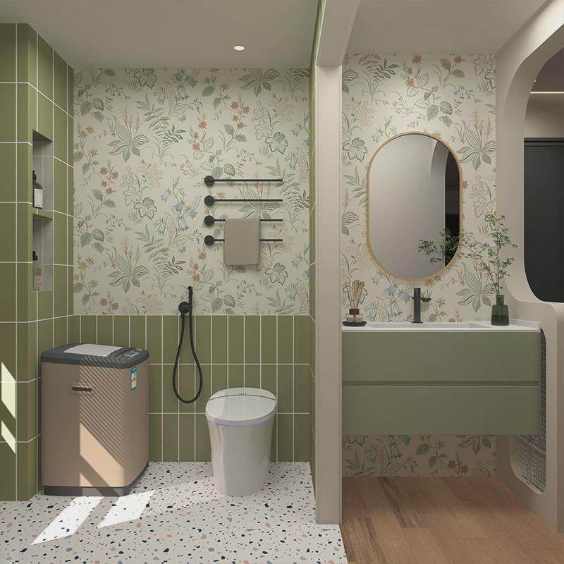 卫生间防水瓷砖贴纸浴室墙贴不伤自粘墙纸小清新厕所墙面翻新新款,家居饰品,瓷砖贴,淘宝优惠券,粉丝福利购,淘宝优惠卷