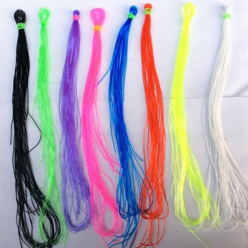 小时候透明编织女生m编制手链玻璃水晶丝带塑胶空心实芯线翻花绳