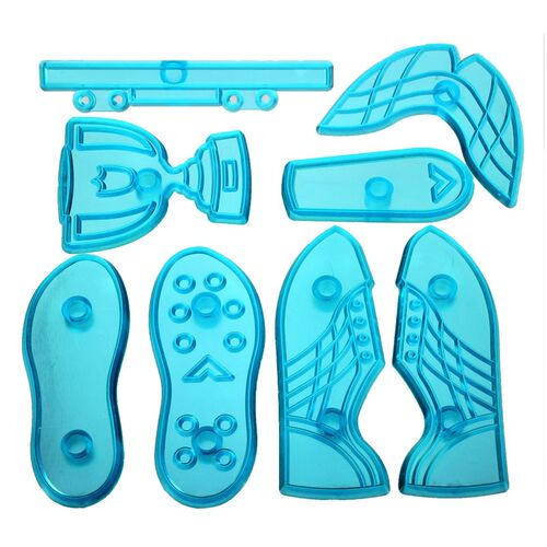 8pcs/Set Cake Mold Decorating DIY Tools Plastic Fondant Cutt