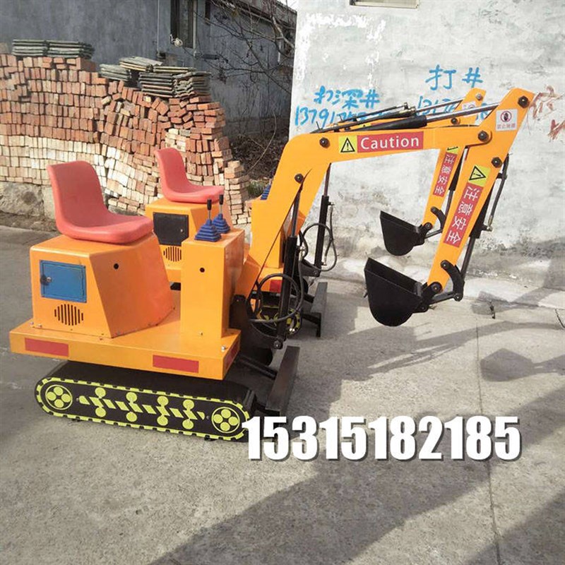 儿童挖掘机大型游乐场设备儿童挖掘机可坐超大挖土10岁电动钩机