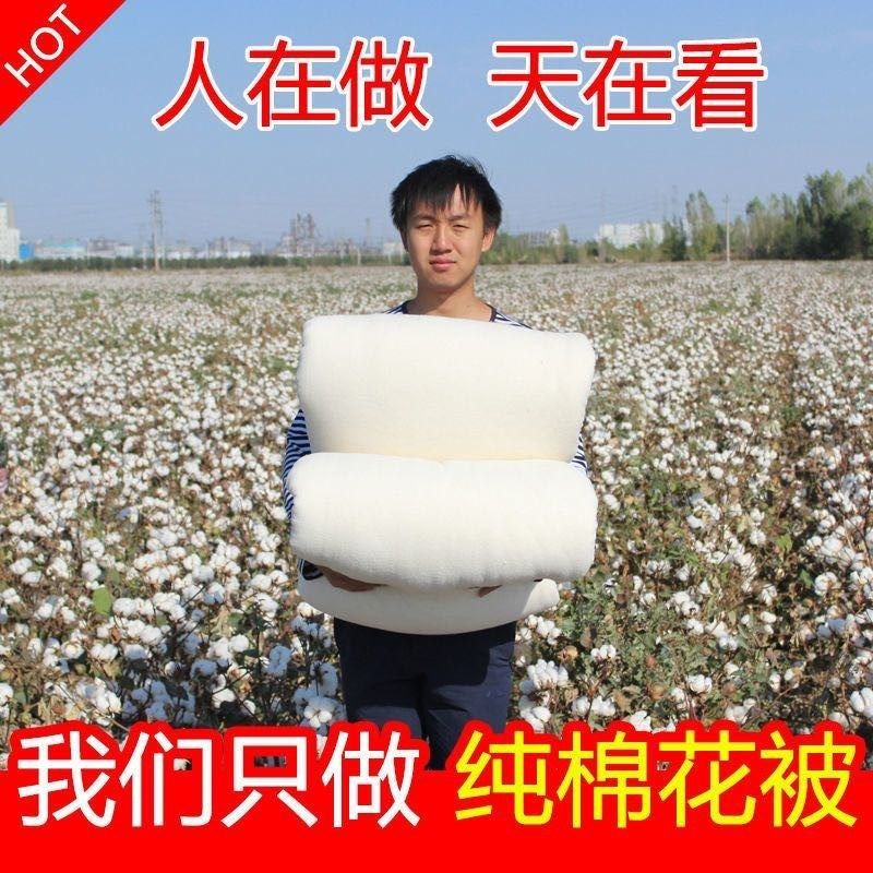 新疆长绒棉花被被子全棉被芯棉絮床垫被褥子加厚保暖春秋冬被,床上用品,棉花被,淘宝优惠券,粉丝福利购,淘宝优惠卷