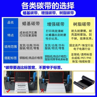 DLF 得力deli 999t 888TW打印机碳带蜡基混合树脂碳带 888t