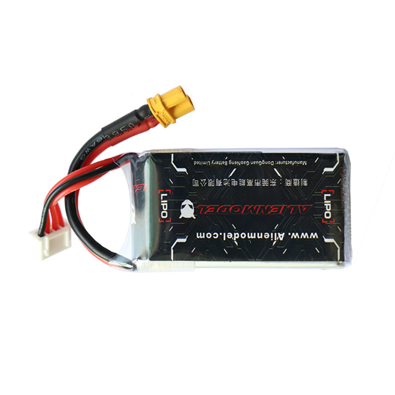 高能ALIEN MODEL 1100MAH 2S 3S 4S 50C高压HV穿越机 锂电池LIPO
