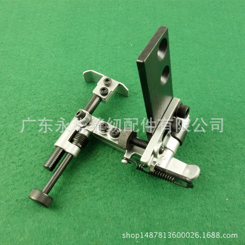 杜克普工业缝纫机配件204吊傍205粗线车靠边器傍位定规档边器图片