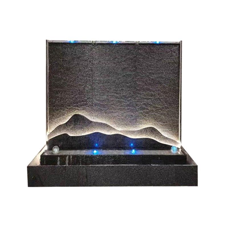 大理石水幕墙流水石影壁喷泉水景灯光室内公司进门玄关屏风logo墙,家居饰品,石雕,淘宝优惠券,粉丝福利购,淘宝优惠卷