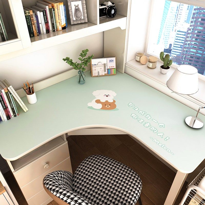 转角书桌垫防水防油皮革拐角uL型弧形电脑桌面简约桌布写字台定制,居家布艺,桌布,淘宝优惠券,粉丝福利购,淘宝优惠卷