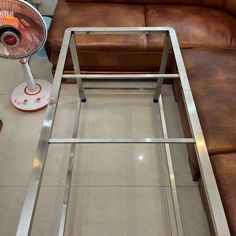 不锈钢餐桌子桌架80家用客厅卧室长方形吃饭摆摊烤火学习方形瓷砖,住宅家具,不锈钢/PVC餐桌,淘宝优惠券,粉丝福利购,淘宝优惠卷