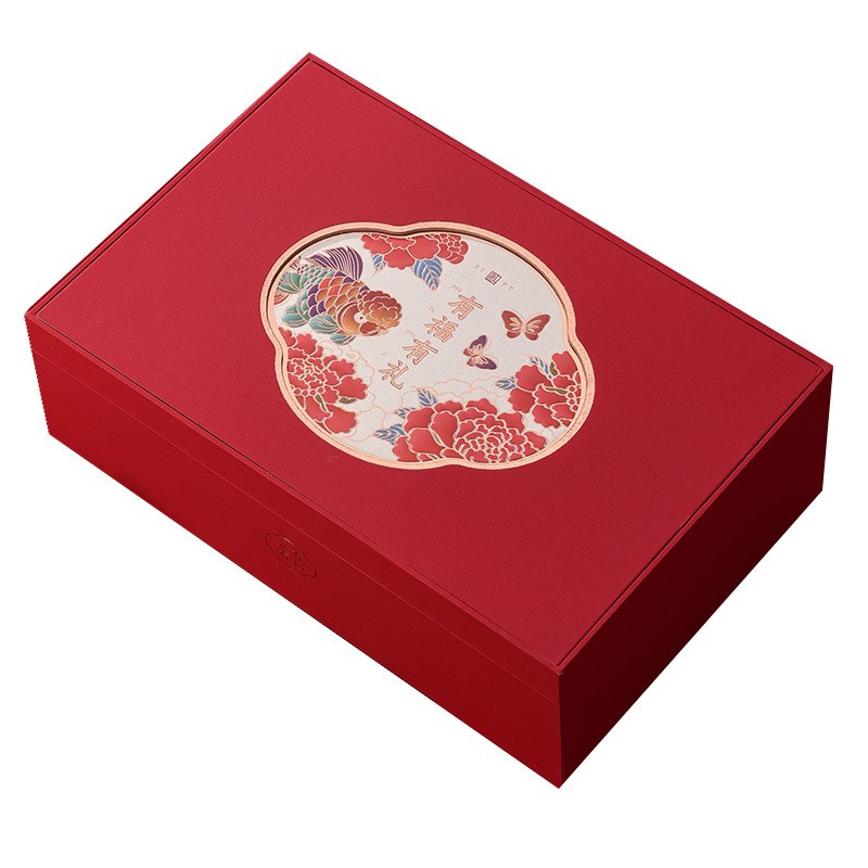 西洋参黑枸杞小罐装包装盒空盒高档红D茶碎银子12/18罐茶叶礼品盒