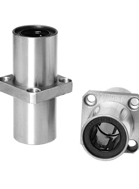 加长双切边法兰直线轴承中间法兰LMHC6 8 10 12 16 20 25 30 LUU