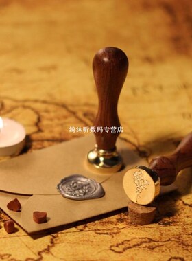 Vintage Wood Stamp Sealing Wax Stamp DIY Scrapbooking Envelo