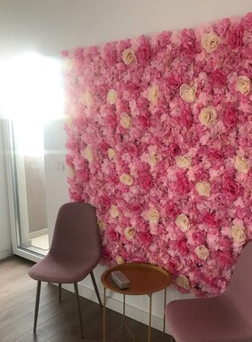 Silk Rose Flower Wedding Decoration Artificial Flower Wall f