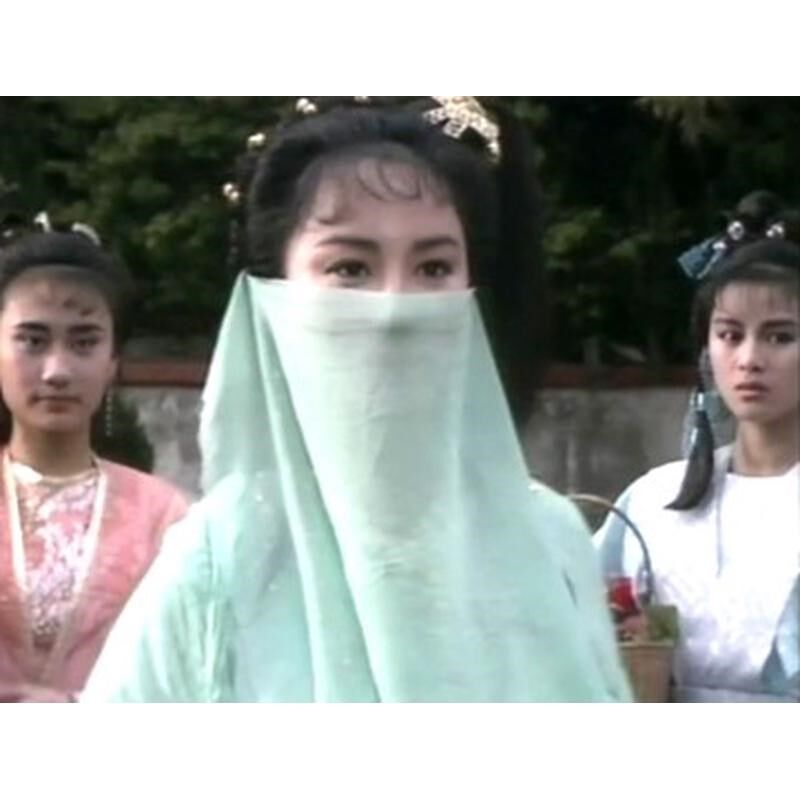 蒙脸面纱古装仙女蒙面纱巾 舞台服演出配饰韩版遮脸面纱新款