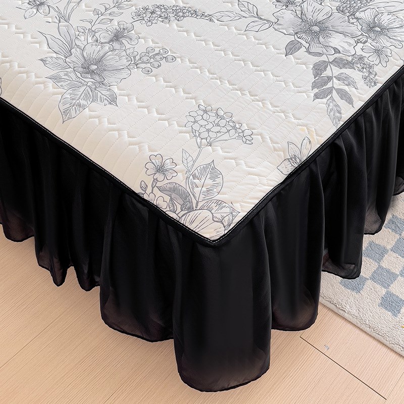 2024新款冰丝乳胶凉席床裙款三四件套夏季天床单垫空调软席公简霏