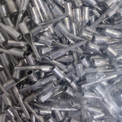 紫铜PTN1.25-10 针形裸端子 冷压针形接线端子 插针 线鼻子