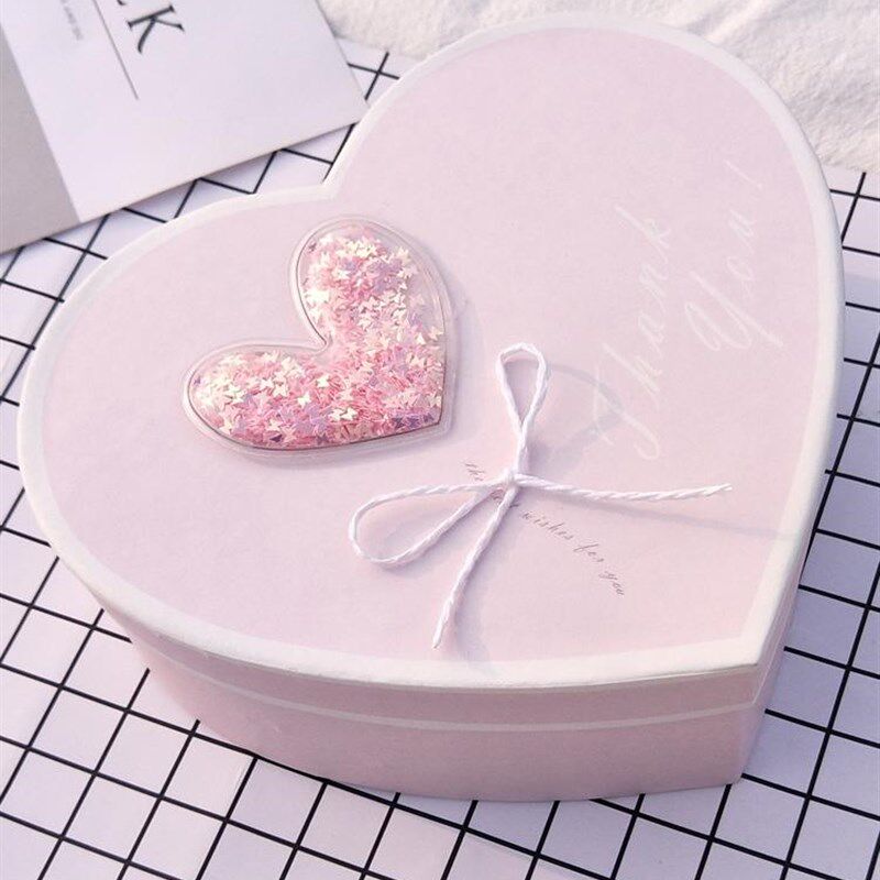 速发爱心礼物盒心形大号包装盒空盒送男友生日耶诞节小礼品盒精美