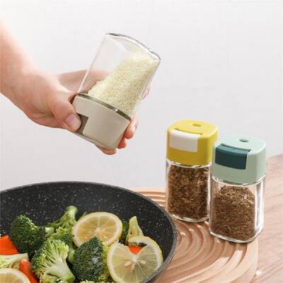 极速Quantitative Salt Shaker Sealing Design Push Type Salt