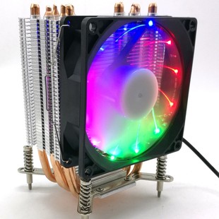 2011CPU散热器风扇螺丝安装 X79 双路服务器主板 X58 4铜热管1155