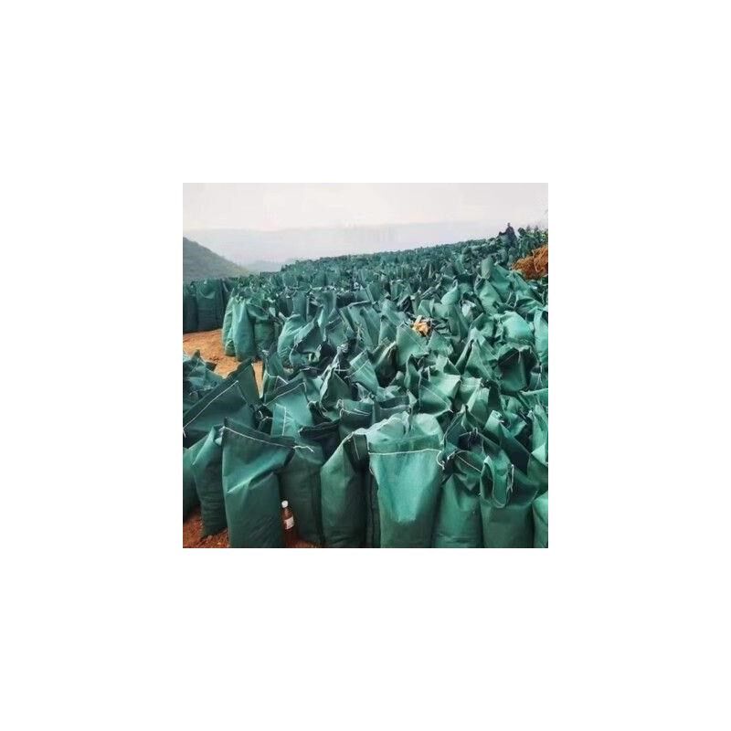 护坡河道土植园林防护挡绿色生态边坡黑色无纺布袋袋绿化山坡生袋