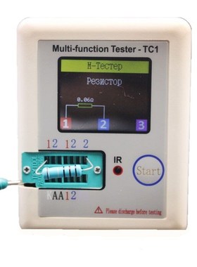 Tester Capacitance-Meter MOSFET Russian-Transistor ESR LCR P