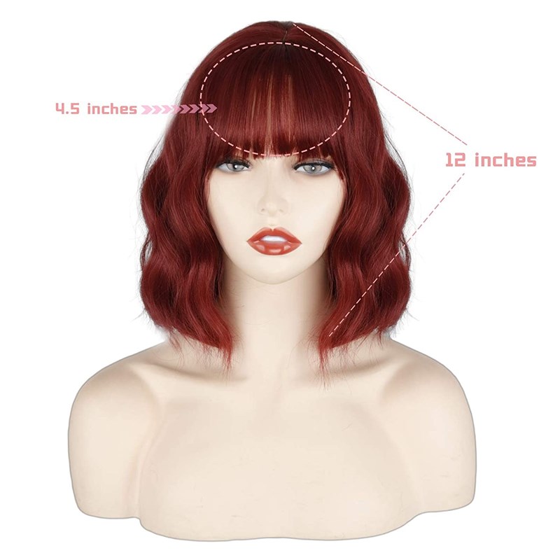 推荐Synthetic wig Green red Nature Brown Wigs women Blonde W