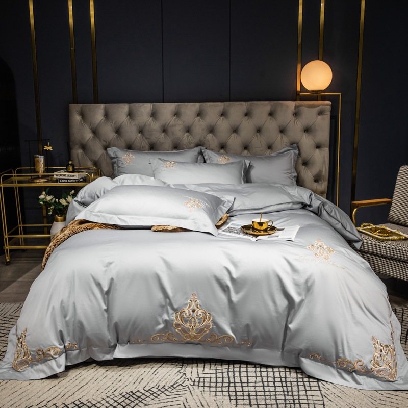 ttonstedfding SeB Embroidered  olid color duvet cover b 包装 纸自封袋 原图主图