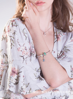 绿色波纹转运琉璃珠银珠子diy手工串珠散珠手串配饰品手链珠子