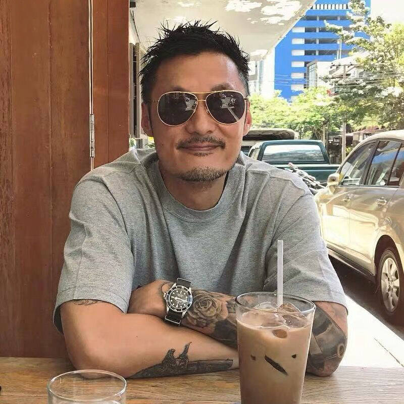 方形墨镜2020新款潮男潮流眼睛男士偏光双梁太阳眼镜开车网红