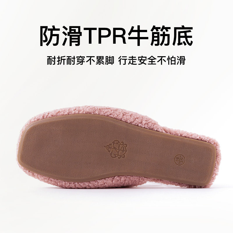韩日式居家防滑棉拖鞋女秋冬少女心可爱毛绒绒包头情侣室内拖鞋男,居家布艺,居家棉拖/棉鞋,淘宝优惠券,粉丝福利购,淘宝优惠卷