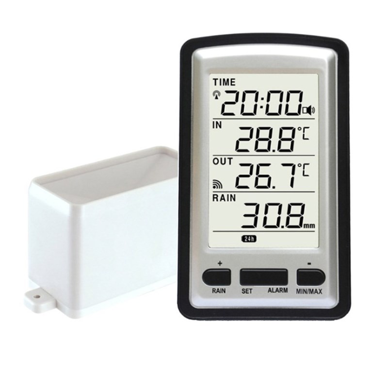 极速Home Practical Digital Rain Gauge Fashion Indoor Weather