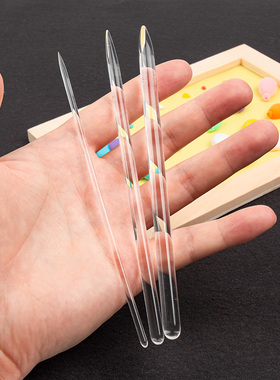 面塑工具亚克力圆棒手r工彩泥软陶黏土DIY黑色雕塑棒免磨