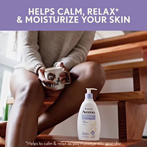 推荐Aveeno Stress Relief Moisturizing Body Lotion with Laven