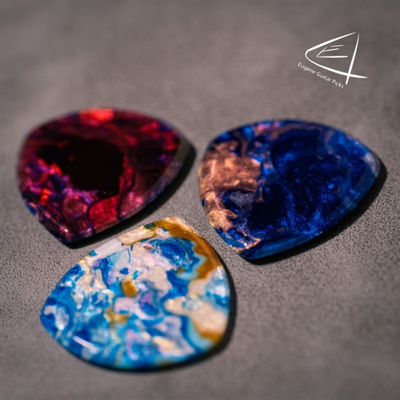 吉他拨片Eugene尤金Art Gallery美术馆M系列高端收藏拨片2.5mm