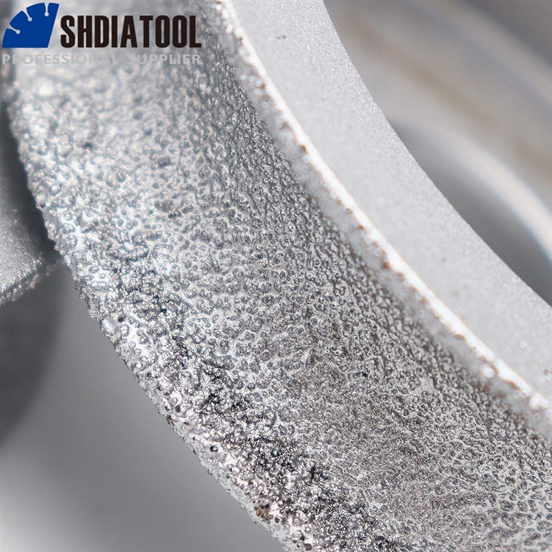 Vacuum Brazed Diamond Grinding Disc of Half-Round Edge 75mm