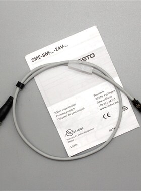 SME-8M-DS-24V-K-0,3-M8D FESTO气缸磁性开关感应器传感器543861.